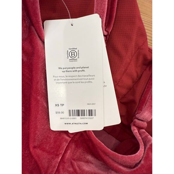 NWT Lot of 2 Athleta Tank Tops Blue Pink XS - Picture 8 of 10